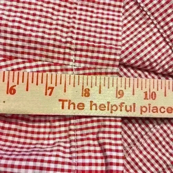 Turtleson Men’s Red Seersucker Golf Shorts Size 38 9” Casual Lightweight Beachy - Picture 7 of 7